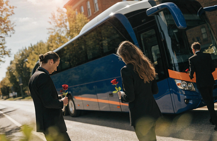 Фото Автобус на похороны
